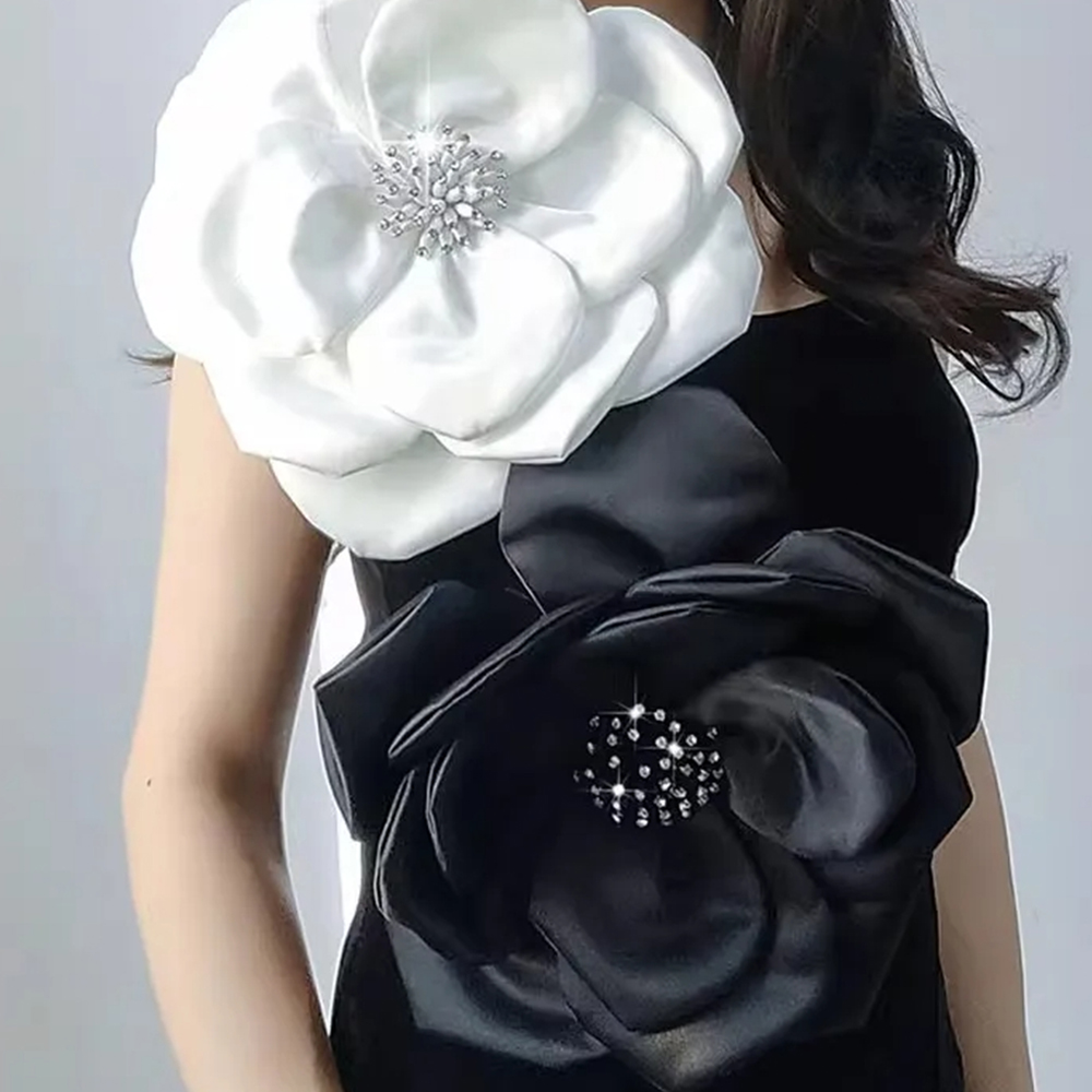 Applique Patch Flower - Nieuwe 29Cm 3d Grote Bloem Kant