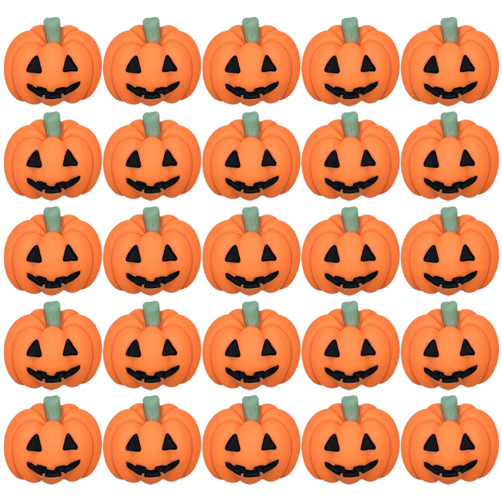 Craft Embellishment - 50 stuks kleine hars pompoen charms