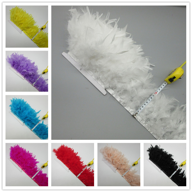 2 yards kalkoenveren trim, plu - Feather Trim Marabou recensie en prijs