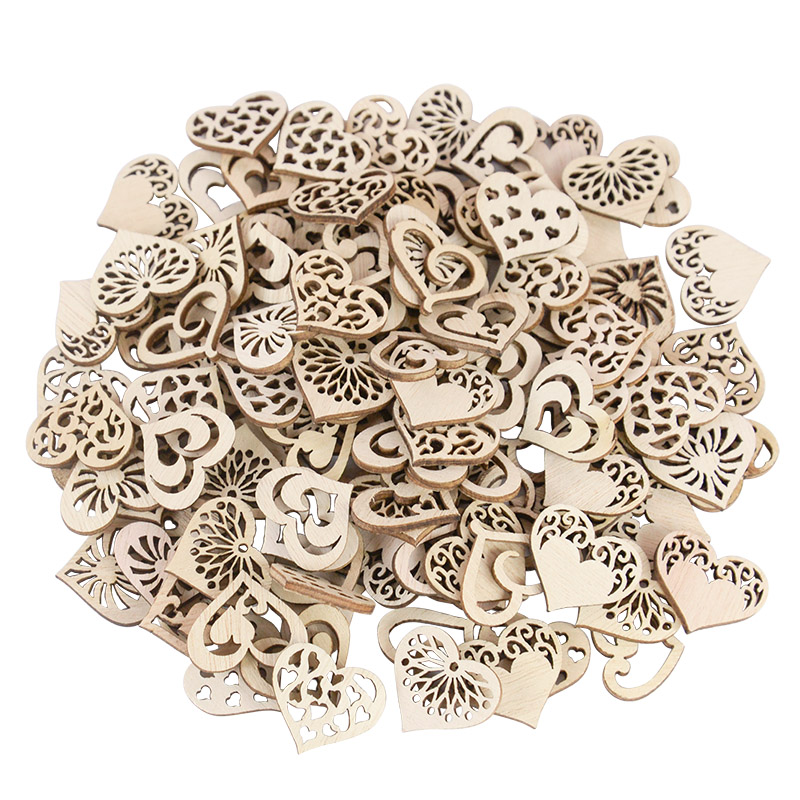 50/100 Stuks Uitgeholde Hart P - Craft Embellishment recensie en prijs