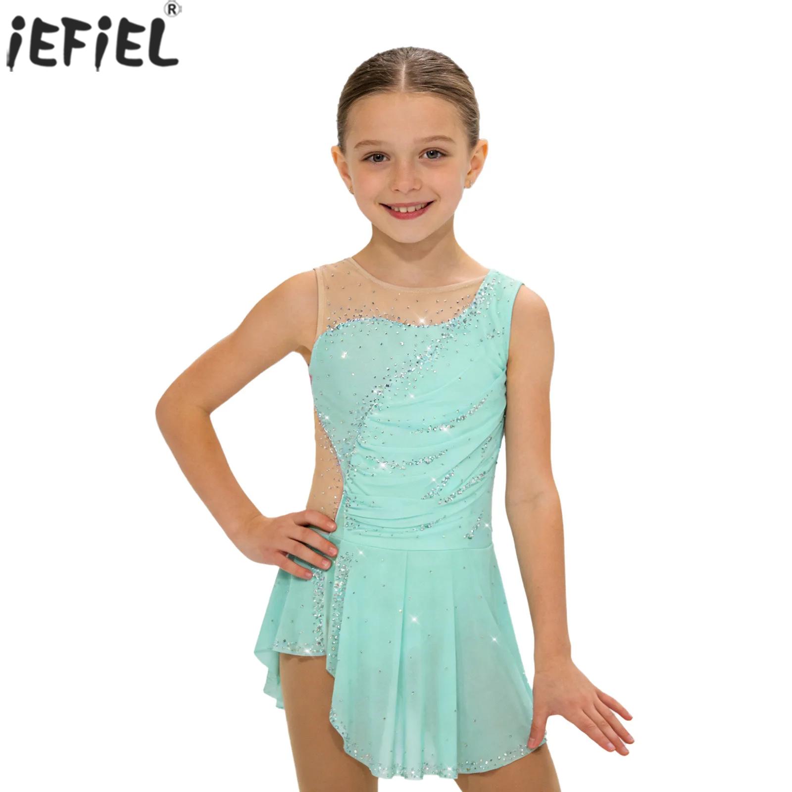 Kinderen Meisjes Figuur Schaat - Rhinestone Banding Trim recensie en prijs