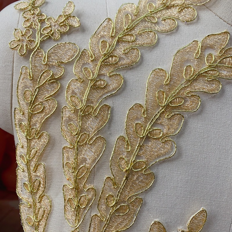 Gouden kantbies voor bruilofts - Craft Embellishment recensie en prijs