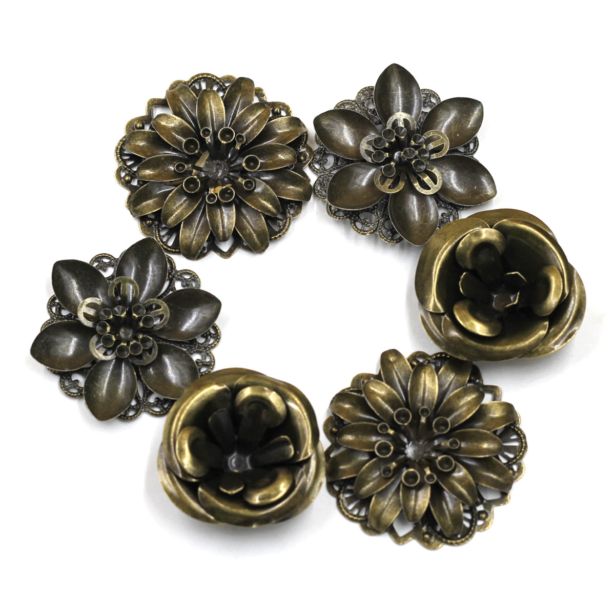 6 stuks versieringen combinati - Craft Embellishment recensie en prijs