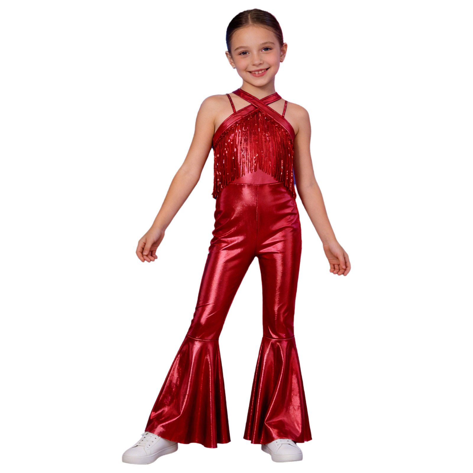Kinderen Meisje Mouwloos Stras - Rhinestone Banding Trim recensie en prijs