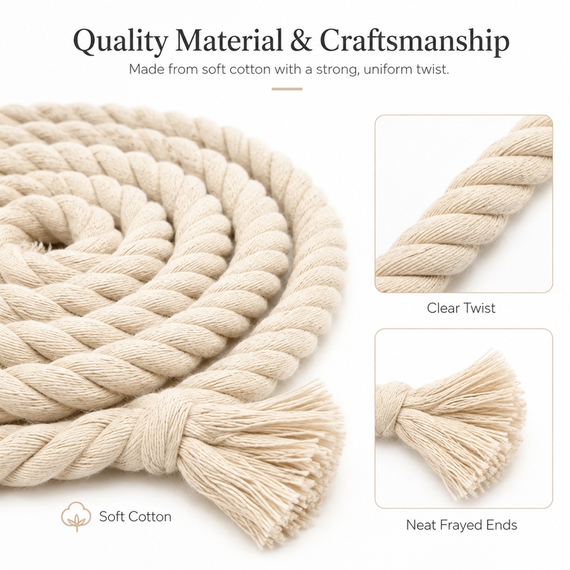 5M 5-20mm Katoenen Gedraaide T - Cord Trim Twisted recensie en prijs